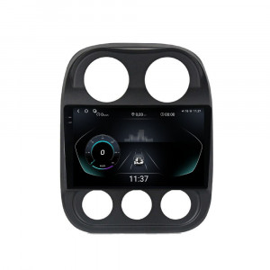 Navigatie dedicata cu Android Jeep Compass I 2011 - 2016, 12GB RAM, Radio GPS Dual Zone, Display 2K QLED 10.36" Touchscreen, Internet Wi-Fi si slot SIM 4G, Bluetooth, MirrorLink, USB, Waze 96147