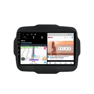 Navigatie dedicata cu Android Jeep Renegade dupa 2014, 1GB RAM, Radio GPS Dual Zone, Display HD IPS 9" Touchscreen, Internet Wi-Fi, Bluetooth, MirrorLink, USB 100511907
