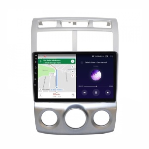 Navigatie dedicata cu Android KIA Sportage 2004 - 2010 fabricata in Coreea, clima manuala, 8GB RAM, Radio GPS Dual Zone, Display HD QLED 9" Touchscreen, Internet Wi-Fi si slot SIM 4G, Bluetooth, MirrorLink, USB 100074187