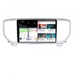 Navigatie dedicata cu Android Kia Sportage 2018 - 2021, 4GB RAM, Radio GPS Dual Zone, Display 2K QLED 9.5" Touchscreen, Internet Wi-Fi si slot SIM 4G, Bluetooth, MirrorLink, USB, Waze 109237