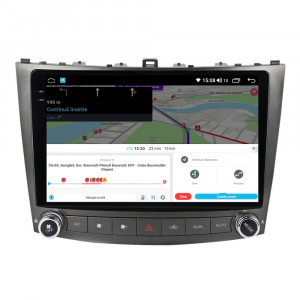 Navigatie dedicata cu Android Lexus IS 2005 - 2013, 4GB RAM, Radio GPS Dual Zone, Display 2K QLED 10.36" Touchscreen, Internet Wi-Fi si slot SIM 4G, Bluetooth, MirrorLink, USB, Waze 112187