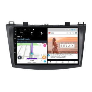 Navigatie dedicata cu Android Mazda 3 2009 - 2013, 1GB RAM, Radio GPS Dual Zone, Display HD IPS 9" Touchscreen, Internet Wi-Fi, Bluetooth, MirrorLink, USB 100509087