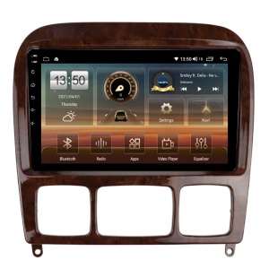 Navigatie dedicata cu Android Mercedes S-Class W220 1998 - 2005, 2GB RAM, Radio GPS Dual Zone, Display HD QLED 9" Touchscreen, Internet Wi-Fi si slot SIM 4G, Bluetooth, MirrorLink, USB 100261377