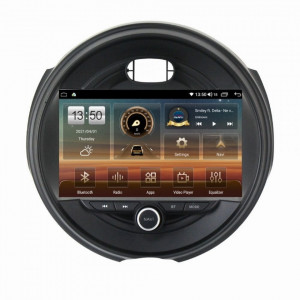 Navigatie dedicata cu Android Mini Cooper / One (F55, F56, F57) 2014 - 2020, 6GB RAM, Radio GPS Dual Zone, Display HD QLED 9" Touchscreen, Internet Wi-Fi si slot SIM 4G, Bluetooth, MirrorLink, USB