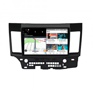Navigatie dedicata cu Android Mitsubishi Lancer dupa 2007, 8GB RAM, Radio GPS Dual Zone, Display 2K QLED 10.36" Touchscreen, Internet Wi-Fi si slot SIM 4G, Bluetooth, MirrorLink, USB, Waze 110697