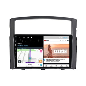 Navigatie dedicata cu Android Mitsubishi Pajero IV 2006 - 2018, 1GB RAM, Radio GPS Dual Zone, Display HD IPS 9" Touchscreen, Internet Wi-Fi, Bluetooth, MirrorLink, USB 100509357