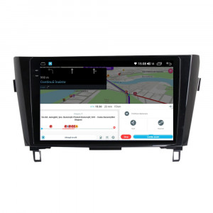 Navigatie dedicata cu Android Nissan Qashqai II 2014 - 2021, 8GB RAM, Radio GPS Dual Zone, Display 2K QLED 10.36" Touchscreen, Internet Wi-Fi si slot SIM 4G, Bluetooth, MirrorLink, USB, Waze 112437