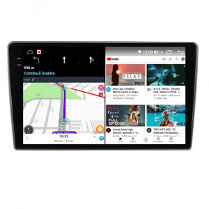 Navigatie dedicata cu Android Nissan Tiida 2004 - 2013, 12GB RAM, Radio GPS Dual Zone, Display 2K QLED 9.5" Touchscreen, Internet Wi-Fi si slot SIM 4G, Bluetooth, MirrorLink, USB, Waze 99667