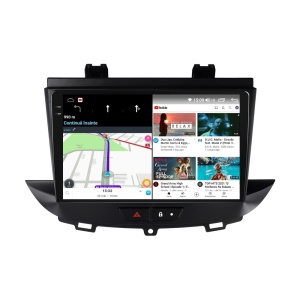Navigatie dedicata cu Android Opel Grandland X 2017 - 2021, 4GB RAM, Radio GPS Dual Zone, Display 2K QLED 9.5" Touchscreen, Internet Wi-Fi si slot SIM 4G, Bluetooth, MirrorLink, USB 100011517