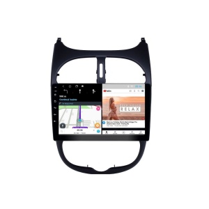 Navigatie dedicata cu Android Peugeot 206 1998 - 2009, 1GB RAM, Radio GPS Dual Zone, Display HD IPS 9" Touchscreen, Internet Wi-Fi, Bluetooth, MirrorLink, USB 100509447