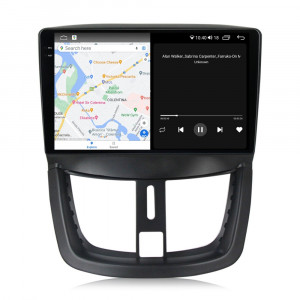 Navigatie dedicata cu Android Peugeot 207 2006 - 2015, 8GB RAM, Radio GPS Dual Zone, Display 2K QLED 9.5" Touchscreen, Internet Wi-Fi si slot SIM 4G, Bluetooth, MirrorLink, USB, Waze 106487