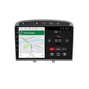 Navigatie dedicata cu Android Peugeot 308 I 2007 - 2013, 1GB RAM, Radio GPS Dual Zone, Display HD IPS 9" Touchscreen, Internet Wi-Fi, Bluetooth, MirrorLink, USB 100528047