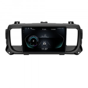 Navigatie dedicata cu Android Peugeot Expert dupa 2016, 12GB RAM, Radio GPS Dual Zone, Display 2K QLED 9.5" Touchscreen, Internet Wi-Fi si slot SIM 4G, Bluetooth, MirrorLink, USB, Waze 96557