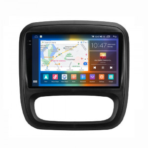 Navigatie dedicata cu Android Renault Trafic III 2014 - 2019, 4GB RAM, Radio GPS Dual Zone, Display 2K QLED 9.5" Touchscreen, Internet Wi-Fi si slot SIM 4G, Bluetooth, MirrorLink, USB, Waze 105167