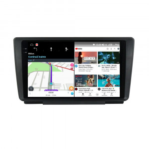 Navigatie dedicata cu Android Skoda Octavia II 2004 - 2013, 12GB RAM, Radio GPS Dual Zone, Display 2K QLED 9.5" Touchscreen, Internet Wi-Fi si slot SIM 4G, Bluetooth, MirrorLink, USB, Waze 99577