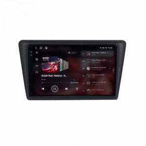 Navigatie dedicata cu Android Skoda Rapid 2011 - 2019, 12GB RAM, Radio GPS Dual Zone, Display 2K QLED 9.5" Touchscreen, Internet Wi-Fi si slot SIM 4G, Bluetooth, MirrorLink, USB, Waze 96317
