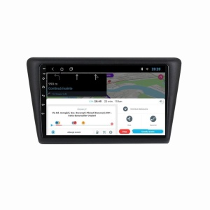 Navigatie dedicata cu Android Skoda Rapid 2011 - 2019, 2GB RAM, Radio GPS Dual Zone, Display HD IPS 9" Touchscreen, Internet Wi-Fi, Bluetooth, MirrorLink, USB 100531107