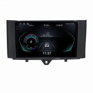 Navigatie dedicata cu Android Smart Fortwo 2011 - 2014, 12GB RAM, Radio GPS Dual Zone, Display 2K QLED 9.5" Touchscreen, Internet Wi-Fi si slot SIM 4G, Bluetooth, MirrorLink, USB, Waze 96337