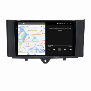 Navigatie dedicata cu Android Smart Fortwo 2011 - 2014, 8GB RAM, Radio GPS Dual Zone, Display 2K QLED 9.5" Touchscreen, Internet Wi-Fi si slot SIM 4G, Bluetooth, MirrorLink, USB, Waze 107107