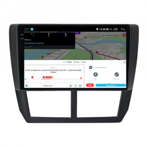 Navigatie dedicata cu Android Subaru Impreza / XV / WRX 2007 - 2014, 4GB RAM, Radio GPS Dual Zone, Display 2K QLED 9.5" Touchscreen, Internet Wi-Fi si slot SIM 4G, Bluetooth, MirrorLink, USB, Waze 111897
