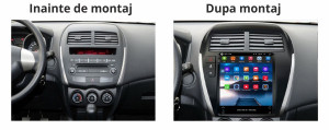 Navigatie dedicata cu Android tip tesla Mitsubishi ASX 2010 - 2016, 4GB 57527