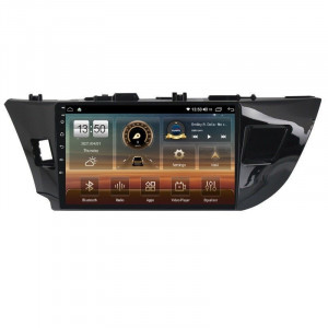 Navigatie dedicata cu Android Toyota Corolla 2013 - 2017, 8GB RAM, Radio GPS Dual Zone, Display HD QLED 10" Touchscreen, Internet Wi-Fi si slot SIM 4G, Bluetooth, MirrorLink, USB