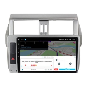Navigatie dedicata cu Android Toyota Land Cruiser Prado J150 2013 - 2017, 4GB RAM, Radio GPS Dual Zone, Display HD QLED 10" Touchscreen, Internet Wi-Fi si slot SIM 4G, Bluetooth, MirrorLink, USB 100293147