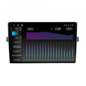 Navigatie dedicata cu Android Toyota Verso 2009 - 2018, 12GB RAM, Radio GPS Dual Zone, Display 2K QLED 9.5" Touchscreen, Internet Wi-Fi si slot SIM 4G, Bluetooth, MirrorLink, USB, Waze 98707