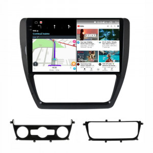 Navigatie dedicata cu Android VW Jetta IV 2011 - 2018, 12GB RAM, Radio GPS Dual Zone, Display 2K QLED 10.36" Touchscreen, Internet Wi-Fi si slot SIM 4G, Bluetooth, MirrorLink, USB, Waze 99497