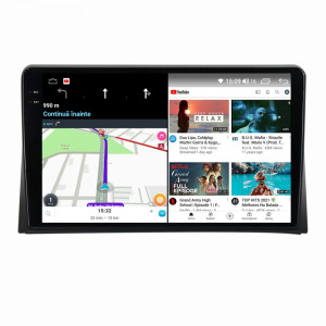 Navigatie dedicata cu Android VW Multivan V (2003-2015), 12GB RAM, Radio GPS Dual Zone, Display 2K QLED 9.5" Touchscreen, Internet Wi-Fi si slot SIM 4G, Bluetooth, MirrorLink, USB, Waze 99707