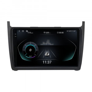Navigatie dedicata cu Android VW Polo 6R 2009 - 2018, 12GB RAM, Radio GPS Dual Zone, Display 2K QLED 9.5" Touchscreen, Internet Wi-Fi si slot SIM 4G, Bluetooth, MirrorLink, USB, Waze 96327