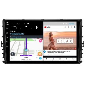 Navigatie dedicata cu Android VW Taigo dupa 2021, 1GB RAM, Radio GPS Dual Zone, Display HD IPS 9" Touchscreen, Internet Wi-Fi, Bluetooth, MirrorLink, USB 100521147