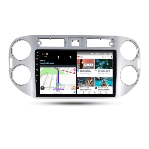 Navigatie dedicata cu Android VW Tiguan I 2007 - 2012, 2GB RAM, Radio GPS Dual Zone, Display HD QLED 9" Touchscreen, Internet Wi-Fi si slot SIM 4G, Bluetooth, MirrorLink, USB 100271817