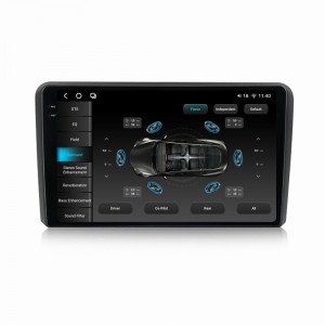 Navigatie dedicata cu Android Audi A3 (8P1) 2003 - 2013, 12GB RAM, Radio GPS Dual Zone, Display 2K QLED 9.5" Touchscreen, Internet Wi-Fi si slot SIM 4G, Bluetooth, MirrorLink, USB, Waze 97628