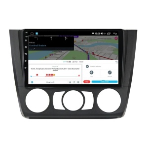 Navigatie dedicata cu Android BMW Seria 1 (E81 / E87) 2007 - 2013, clima manuala, 2GB RAM, Radio GPS Dual Zone, Display HD QLED 9" Touchscreen, Internet Wi-Fi si slot SIM 4G, Bluetooth, MirrorLink, USB 100290648