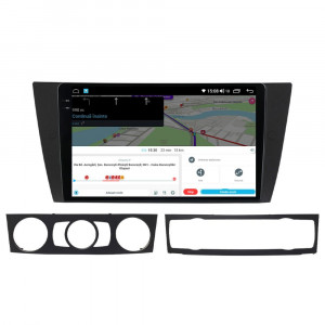 Navigatie dedicata cu Android BMW Seria 3 (E90) 2004 - 2013, 8GB RAM, Radio GPS Dual Zone, Display 2K QLED 9.5" Touchscreen, Internet Wi-Fi si slot SIM 4G, Bluetooth, MirrorLink, USB, Waze 112348