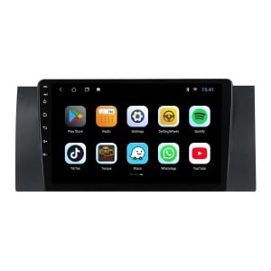 Navigatie dedicata cu Android BMW Seria 5 (E39) 1995 - 2003, 2GB RAM, Radio GPS Dual Zone, Display HD QLED 9" Touchscreen, Internet Wi-Fi si slot SIM 4G, Bluetooth, MirrorLink, USB 100270068