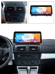 Navigatie dedicata cu Android BMW X3 (E83) 2003 - 2011, 4GB RAM, Radio GPS Dual Zone, Display QLED 12.3" Touchscreen, Internet Wi-Fi si slot SIM 4G, Bluetooth, MirrorLink, USB 100298388