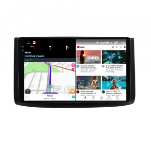 Navigatie dedicata cu Android Chevrolet Kalos 2006 - 2011, 4GB RAM, Radio GPS Dual Zone, Display 2K QLED 9.5" Touchscreen, Internet Wi-Fi si slot SIM 4G, Bluetooth, MirrorLink, USB, Waze 108328