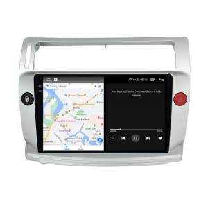 Navigatie dedicata cu Android Citroen C4 I 2004 - 2009, 8GB RAM, Radio GPS Dual Zone, Display 2K QLED 9.5" Touchscreen, Internet Wi-Fi si slot SIM 4G, Bluetooth, MirrorLink, USB, Waze 106338