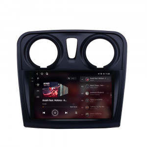 Navigatie dedicata cu Android Dacia Logan II 2012 - 2020, 12GB RAM, Radio GPS Dual Zone, Display 2K QLED 9.5" Touchscreen, Internet Wi-Fi si slot SIM 4G, Bluetooth, MirrorLink, USB, Waze 95588