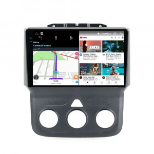 Navigatie dedicata cu Android Dodge RAM 2013 - 2018, clima manuala, 12GB RAM, Radio GPS Dual Zone, Display 2K QLED 9.5" Touchscreen, Internet Wi-Fi si slot SIM 4G, Bluetooth, MirrorLink, USB, Waze 99888