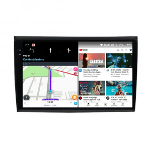 Navigatie dedicata cu Android Fiat Bravo 2007 - 2016, 4GB RAM, Radio GPS Dual Zone, Display 2K QLED 9.5" Touchscreen, Internet Wi-Fi si slot SIM 4G, Bluetooth, MirrorLink, USB, Waze 108718