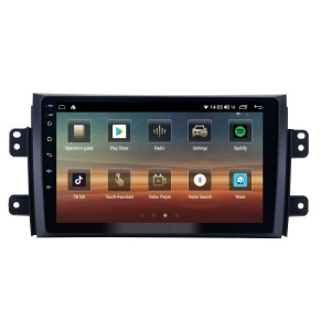 Navigatie dedicata cu Android Fiat Sedici 2006 - 2015, 4GB RAM, Radio GPS Dual Zone, Display HD QLED 9" Touchscreen, Internet Wi-Fi si slot SIM 4G, Bluetooth, MirrorLink, USB 100251318
