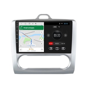 Navigatie dedicata cu Android Ford Focus II 2004 - 2011, clima automata, 2GB RAM, Radio GPS Dual Zone, Display HD IPS 9" Touchscreen, Internet Wi-Fi, Bluetooth, MirrorLink, USB 100528308