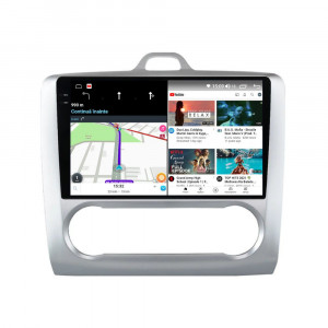 Navigatie dedicata cu Android Ford Focus II 2004 - 2011, clima automata, 4GB RAM, Radio GPS Dual Zone, Display 2K QLED 9.5" Touchscreen, Internet Wi-Fi si slot SIM 4G, Bluetooth, MirrorLink, USB, Waze 108398