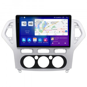 Navigatie dedicata cu Android Ford Mondeo IV 2007 - 2011, clima manuala, 4GB RAM, Radio GPS Dual Zone, Display 2K QLED 10.36" Touchscreen, Internet Wi-Fi si slot SIM 4G, Bluetooth, MirrorLink, USB, Waze 103948