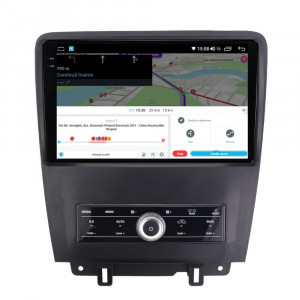 Navigatie dedicata cu Android Ford Mustang 2009 - 2014, 4GB RAM, Radio GPS Dual Zone, Display 2K QLED 10.36" Touchscreen, Internet Wi-Fi si slot SIM 4G, Bluetooth, MirrorLink, USB, Waze 112218