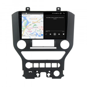 Navigatie dedicata cu Android Ford Mustang 2014 - 2021 cu navigatie originala, 8GB RAM, Radio GPS Dual Zone, Display 2K QLED 9.5" Touchscreen, Internet Wi-Fi si slot SIM 4G, Bluetooth, MirrorLink, USB, Waze 107908
