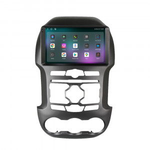 Navigatie dedicata cu Android Ford Ranger 2011 - 2015, 12GB RAM, Radio GPS Dual Zone, Display 2K QLED 9.5" Touchscreen, Internet Wi-Fi si slot SIM 4G, Bluetooth, MirrorLink, USB, Waze 97008
